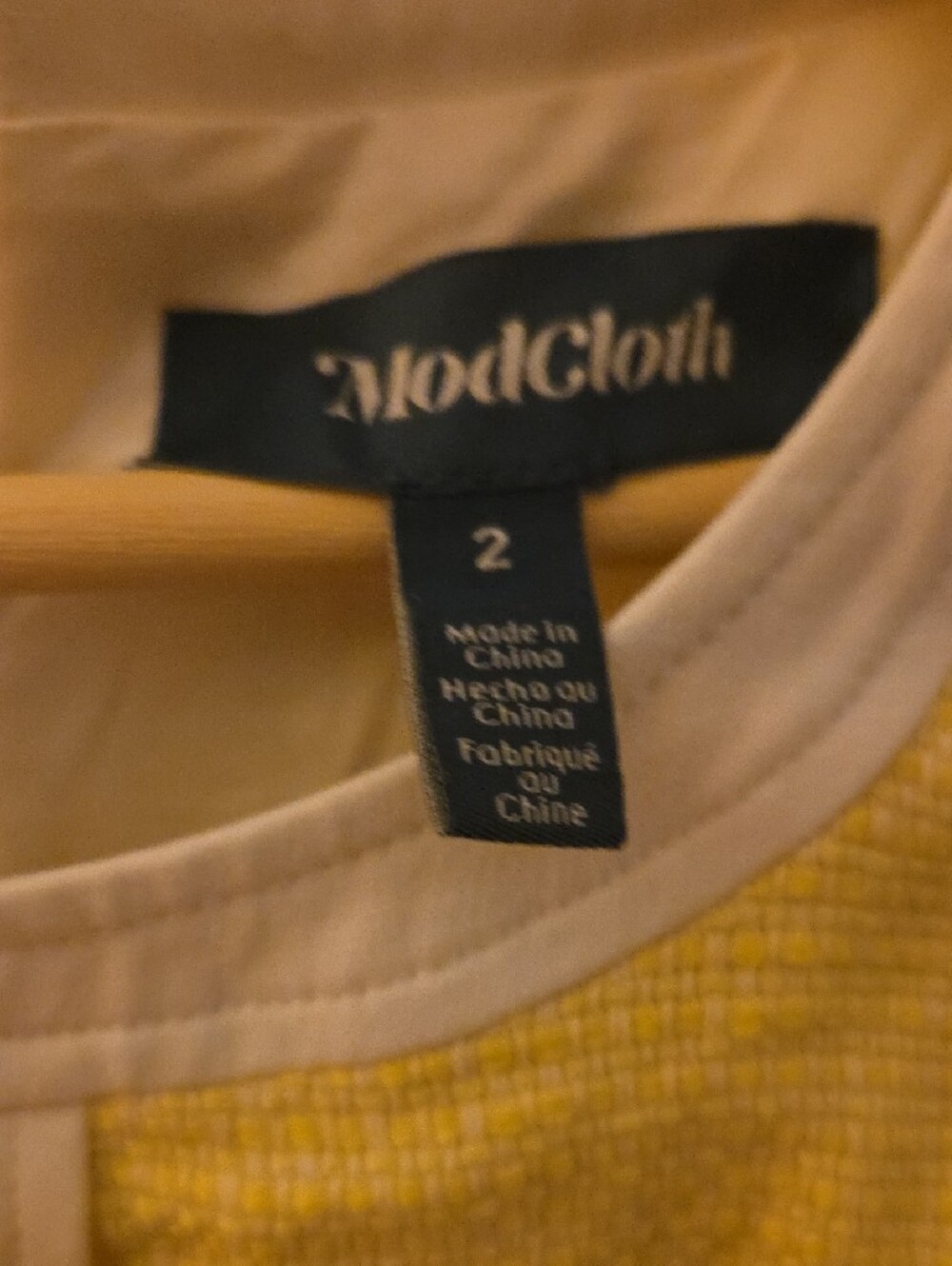 Modcloth 1960s Classic Yellow Contrast-Trim Dress - Picture 2 of 5